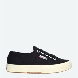 Superga Black and cream Canvas Sneakers